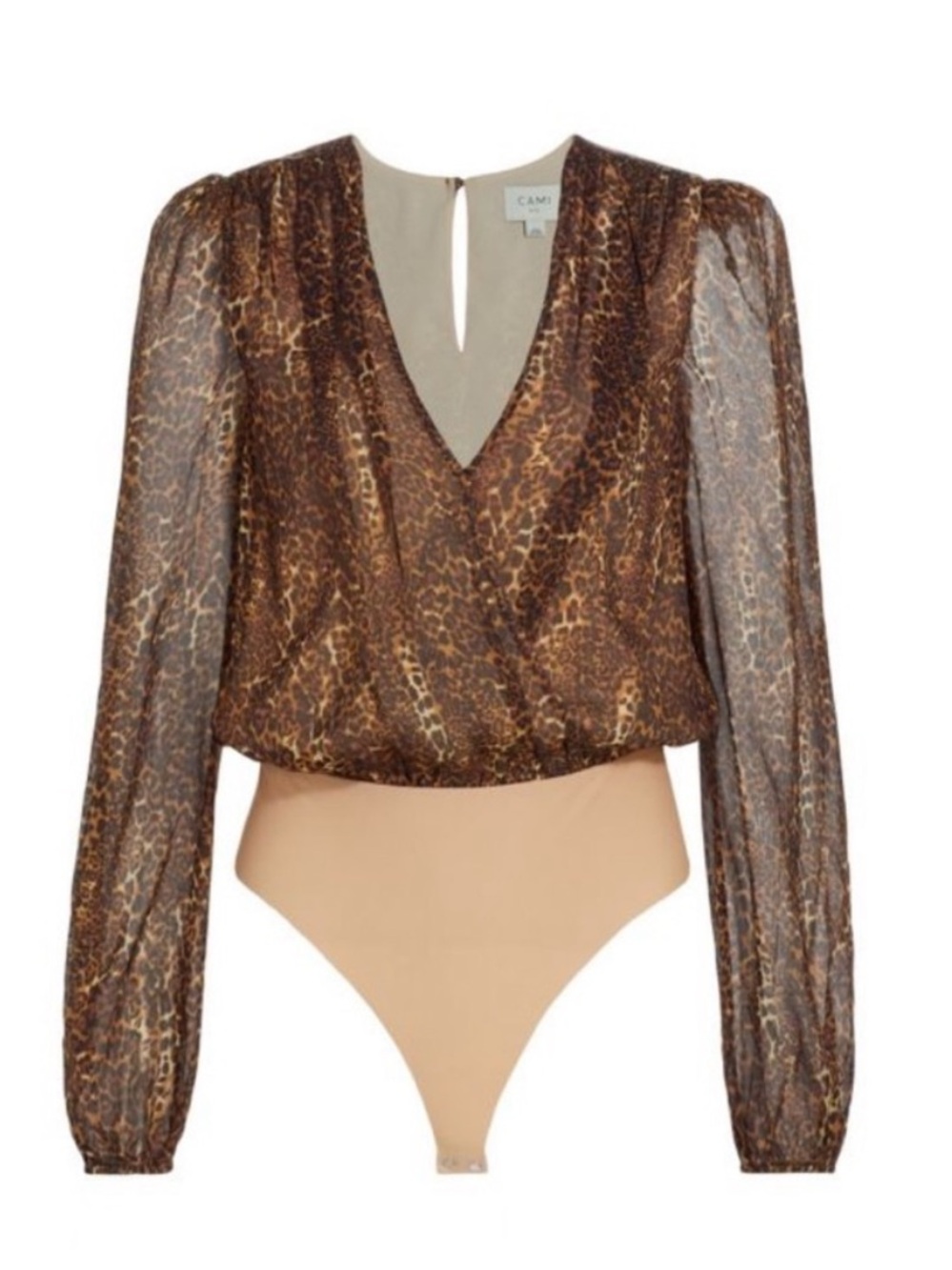 Cami NYC Isa Silk Bodysuit NWT